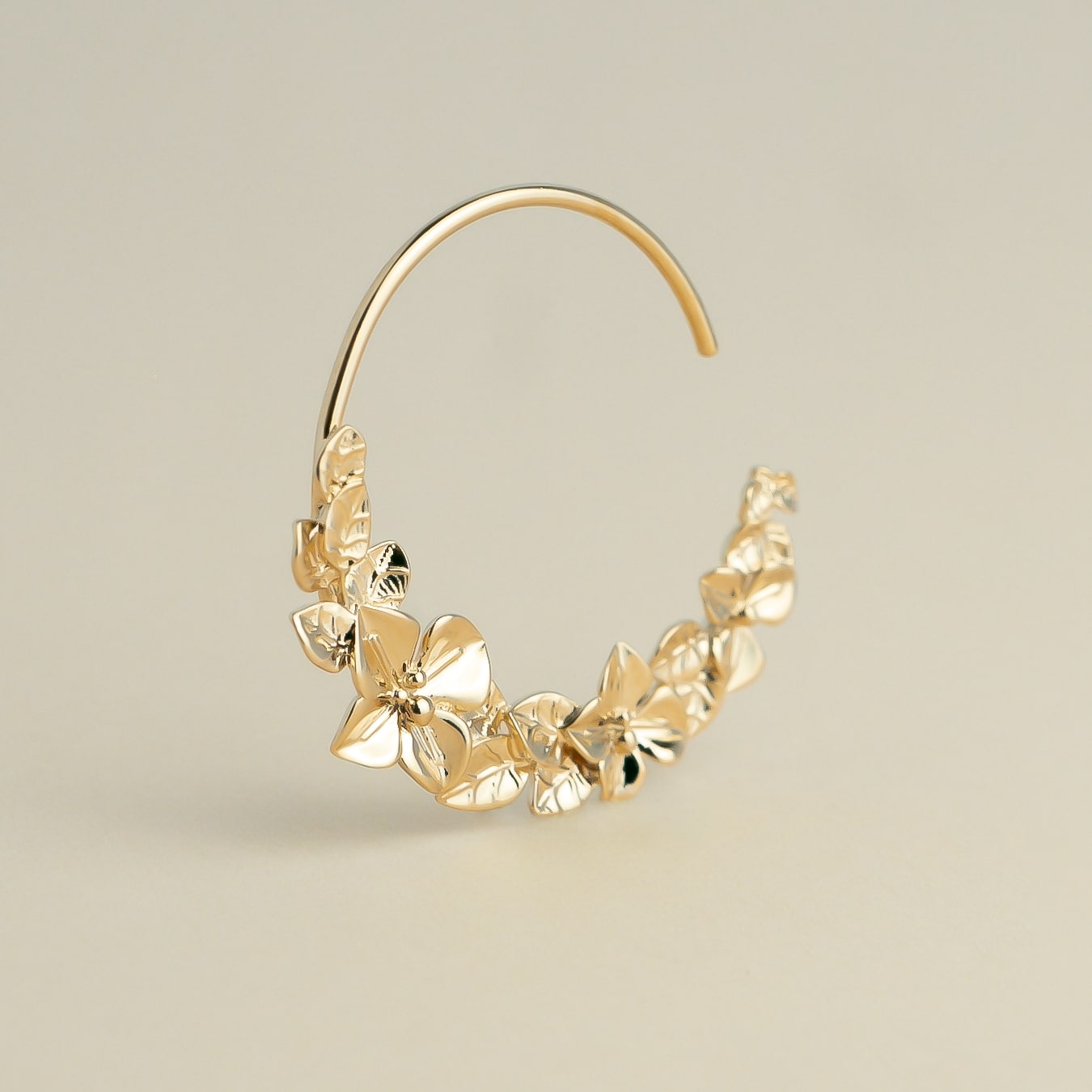 Demi créoles Fleur Dahlia