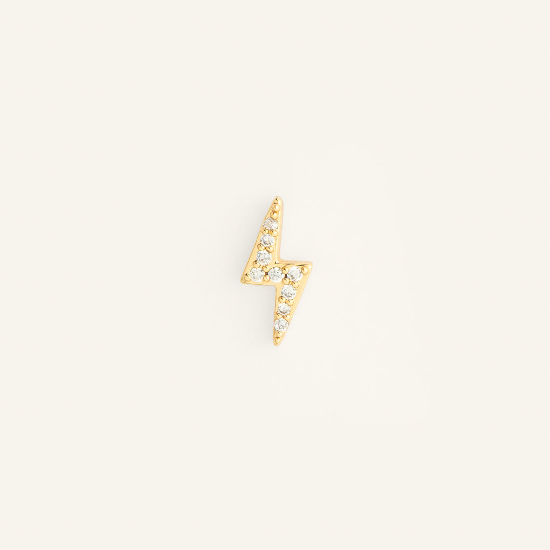 Zoe lightning piercing - gold