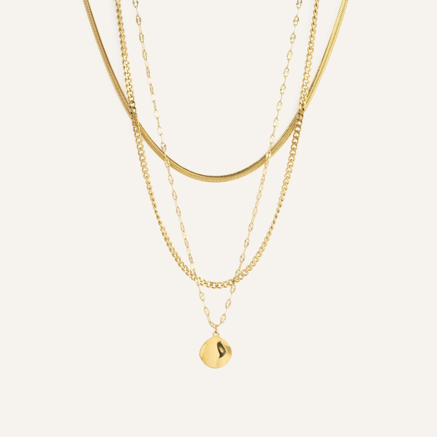 Triple colliers acier inoxydable