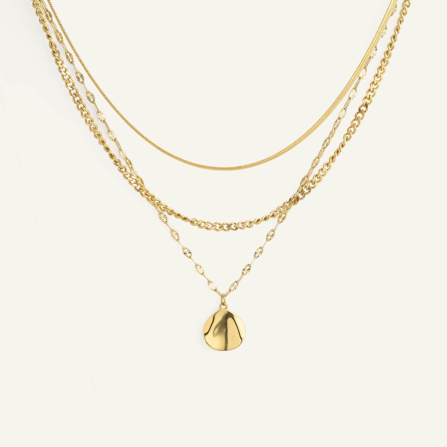 Triple colliers acier inoxydable