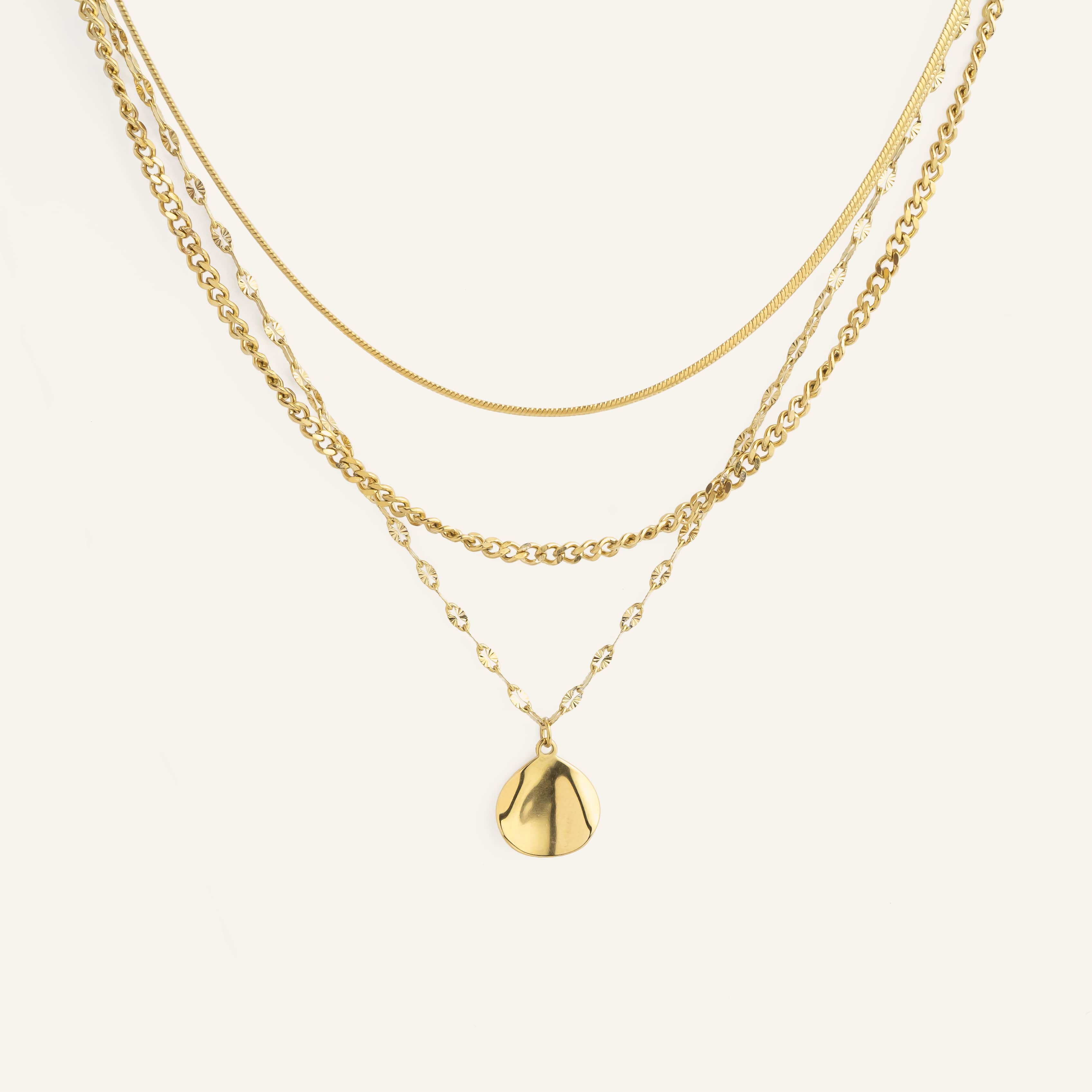 Triple colliers acier inoxydable