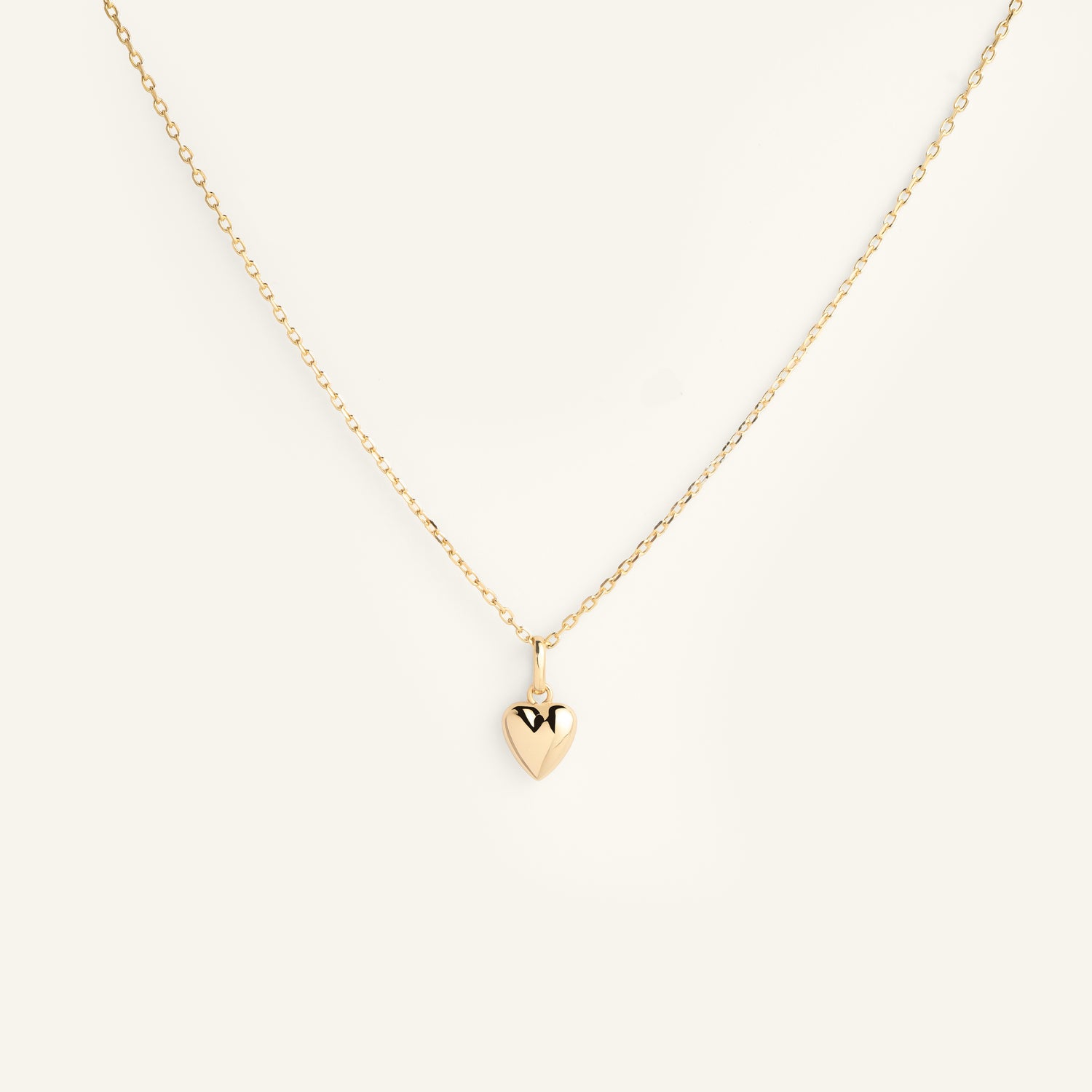 Collier pendentif Coeur plaqué or
