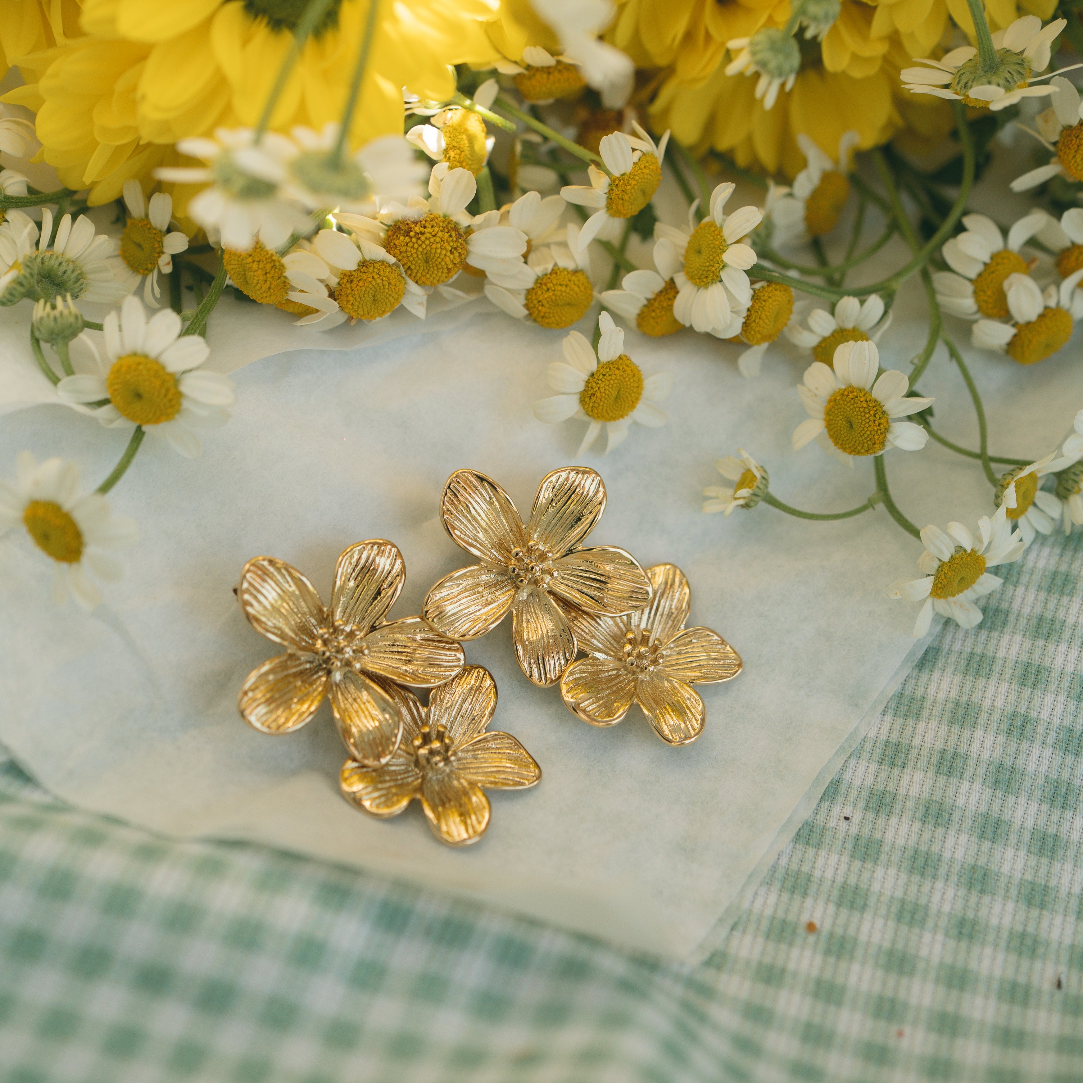 Boucles fleur Jasmy