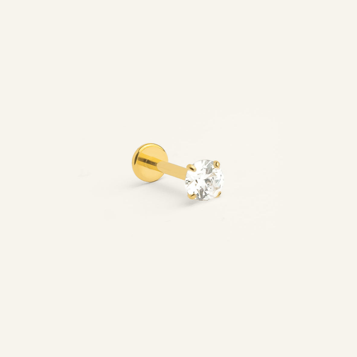 Pansy titanium piercing