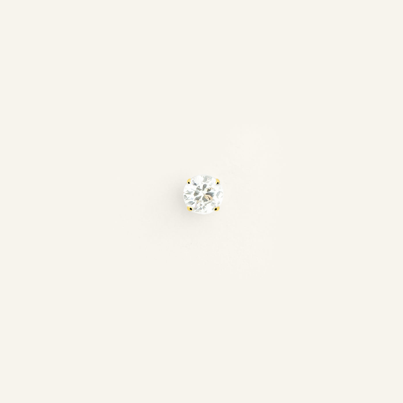 Pansy titanium piercing