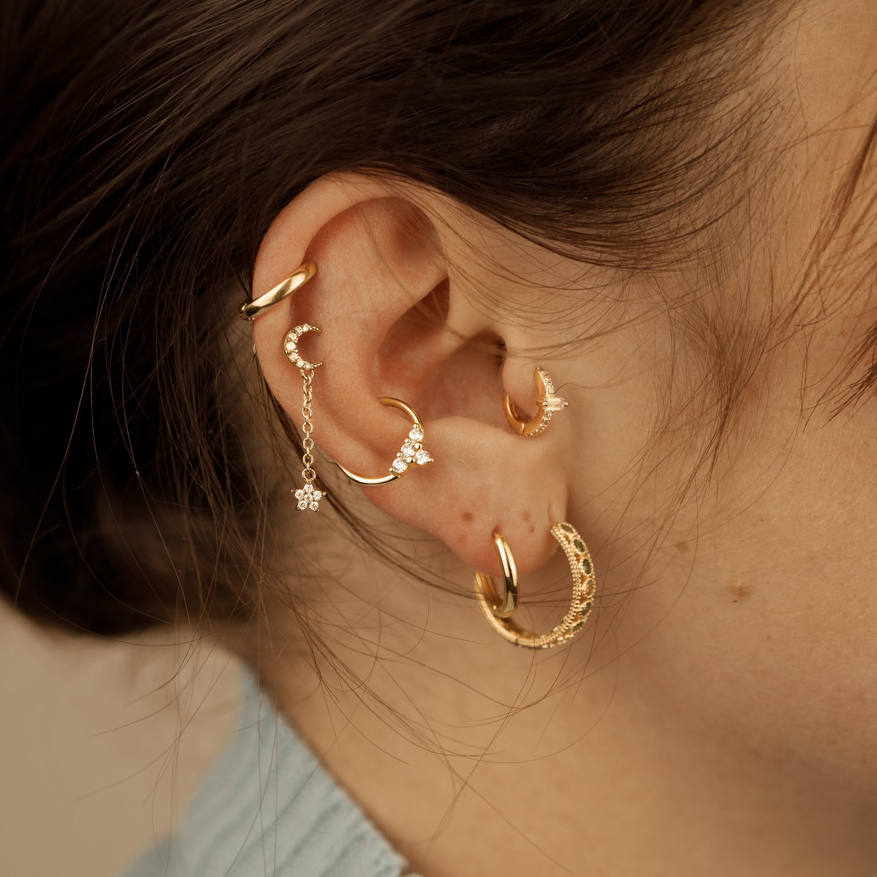 Cora ring piercing