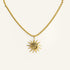 Collier soleil acier inoxydable chocker