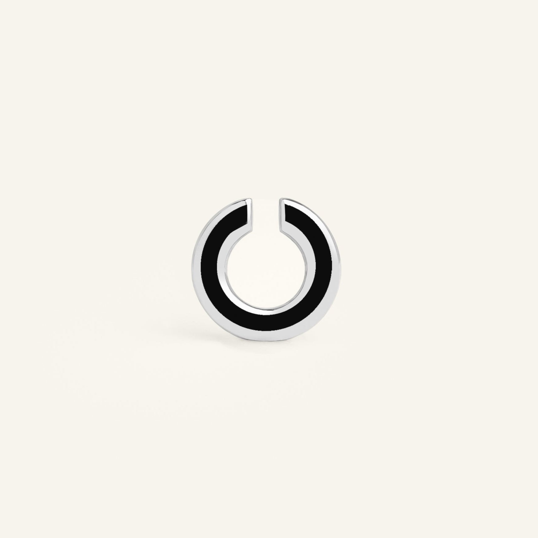 Grosse earcuff acier inoxydable doré