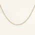 Collier maille chaîne plaqué or