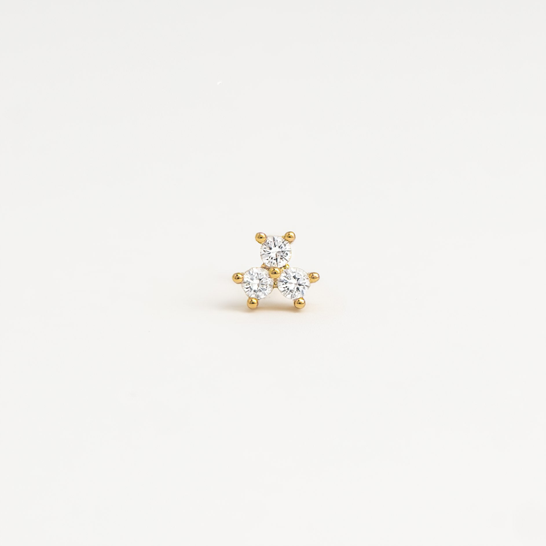 Piercing Jade - doré/zircons