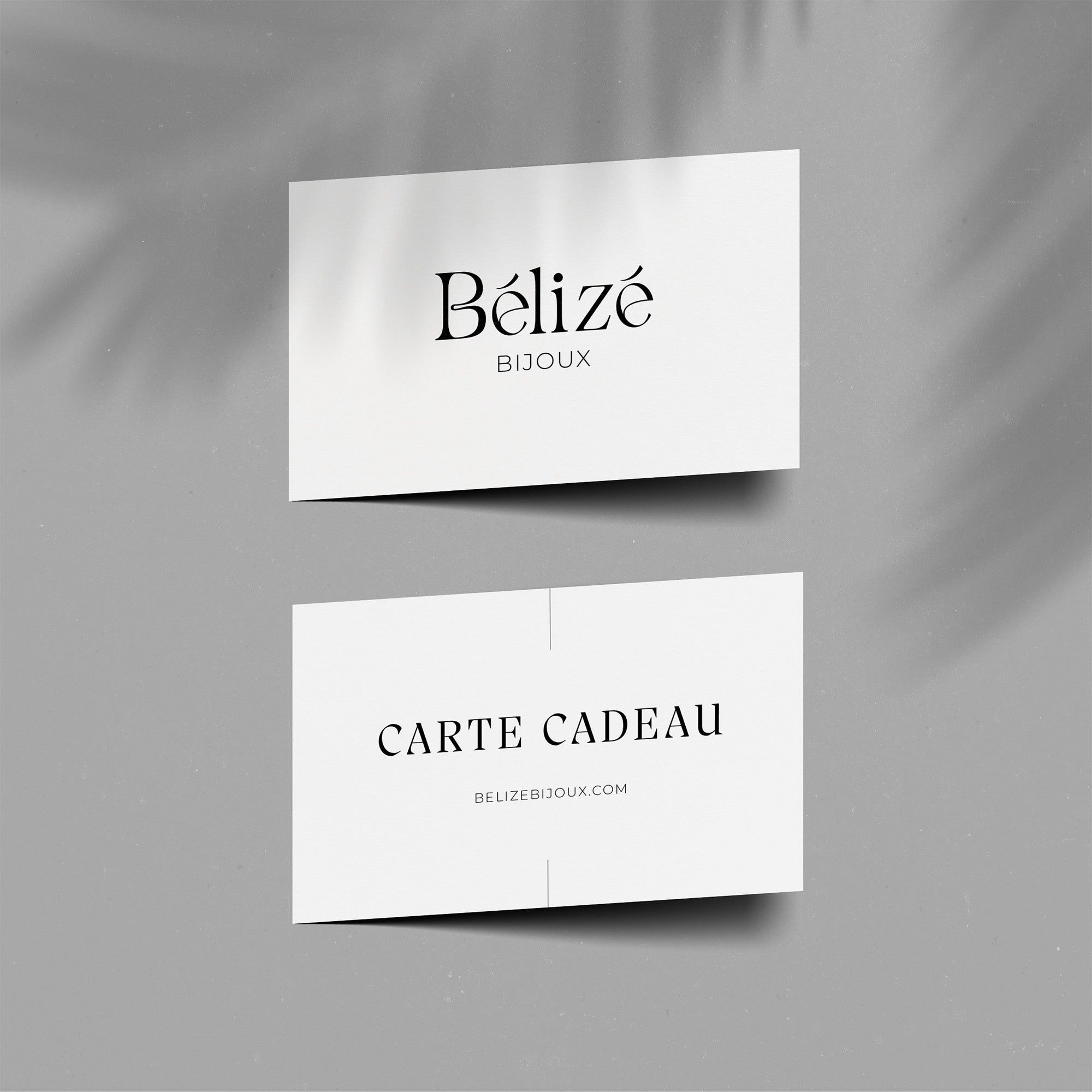 E-Carte cadeau Belize Bijoux