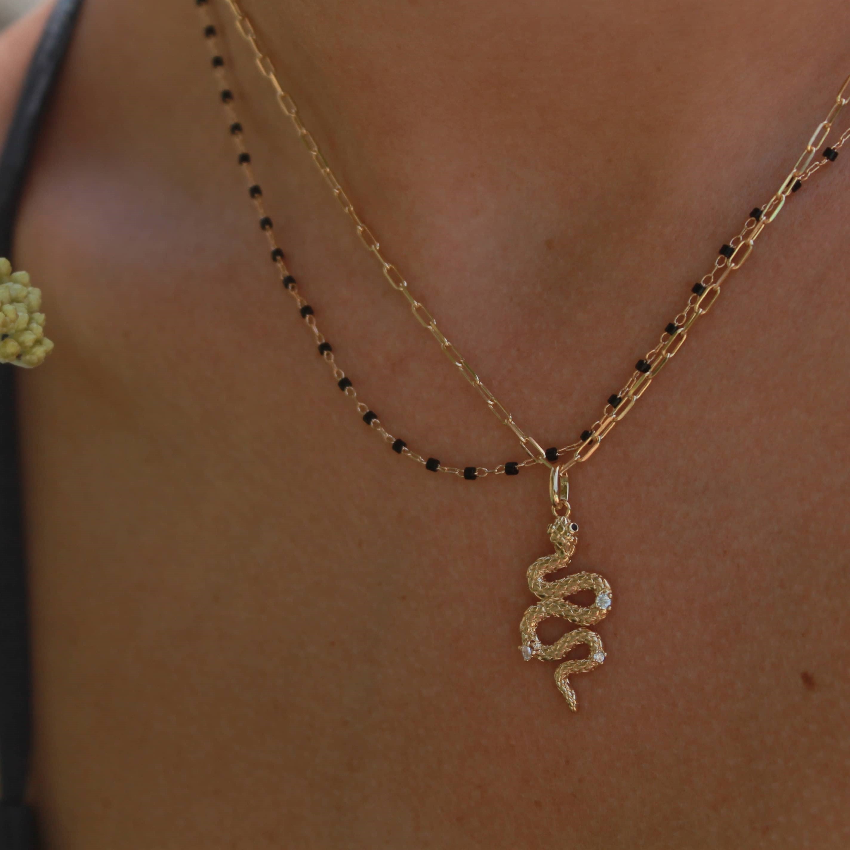 Collier Daphne - Noir
