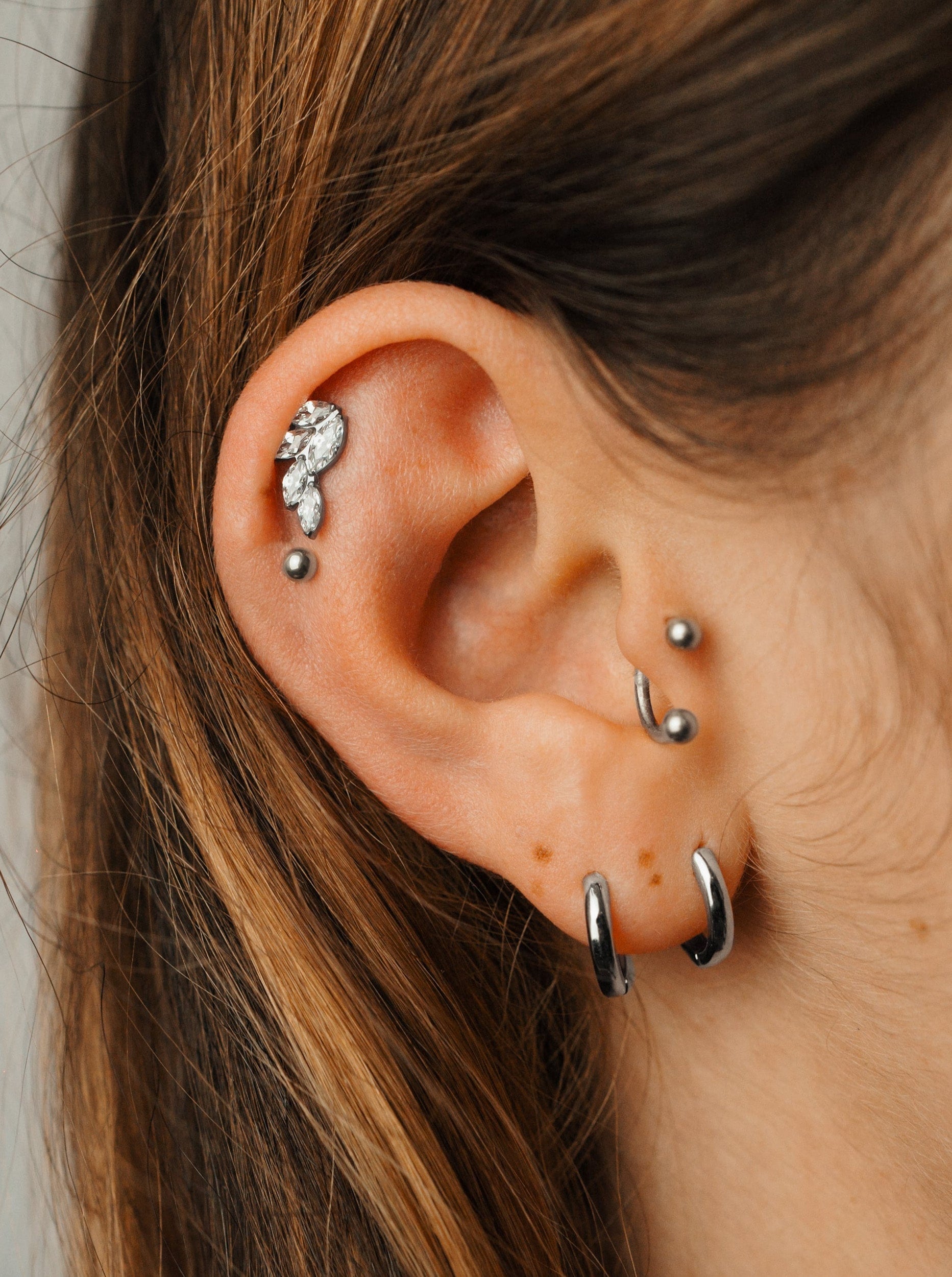 Titanium Piercing - Peonia