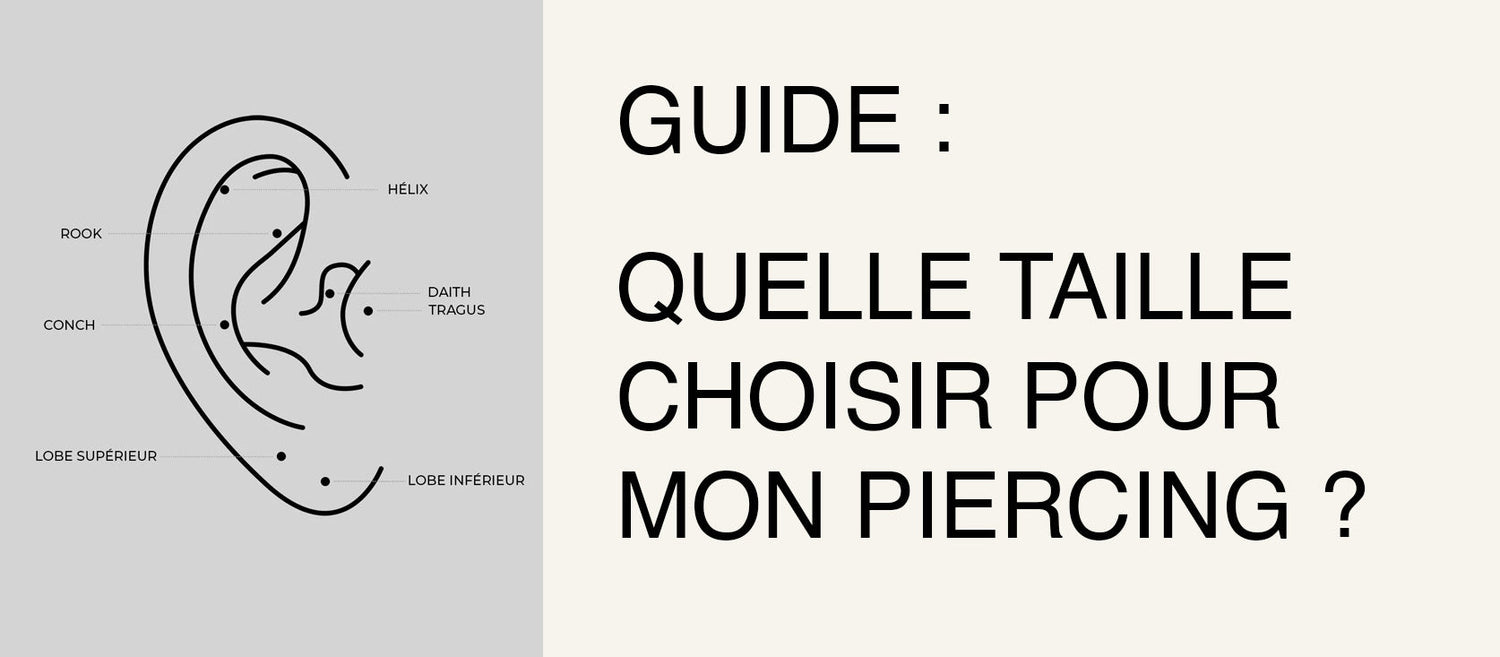 GUIDE : Quelle taille choisir pour mon piercing ?