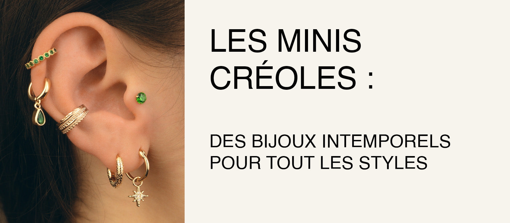 Les mini créoles : des bijoux intemporels pour tous les styles