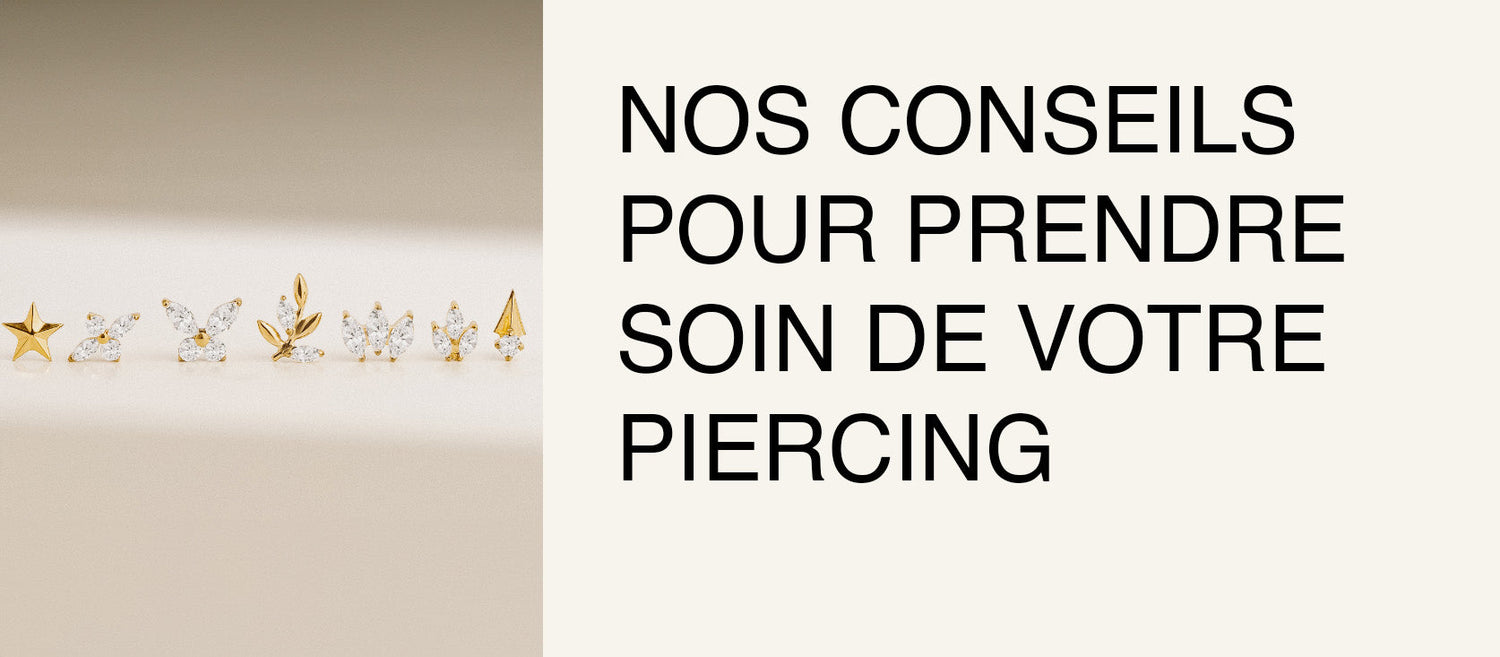 Nos conseils pour prendre soin de votre piercing à l'oreille