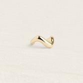 Bijou earcuff faux piercing en plaqué or original