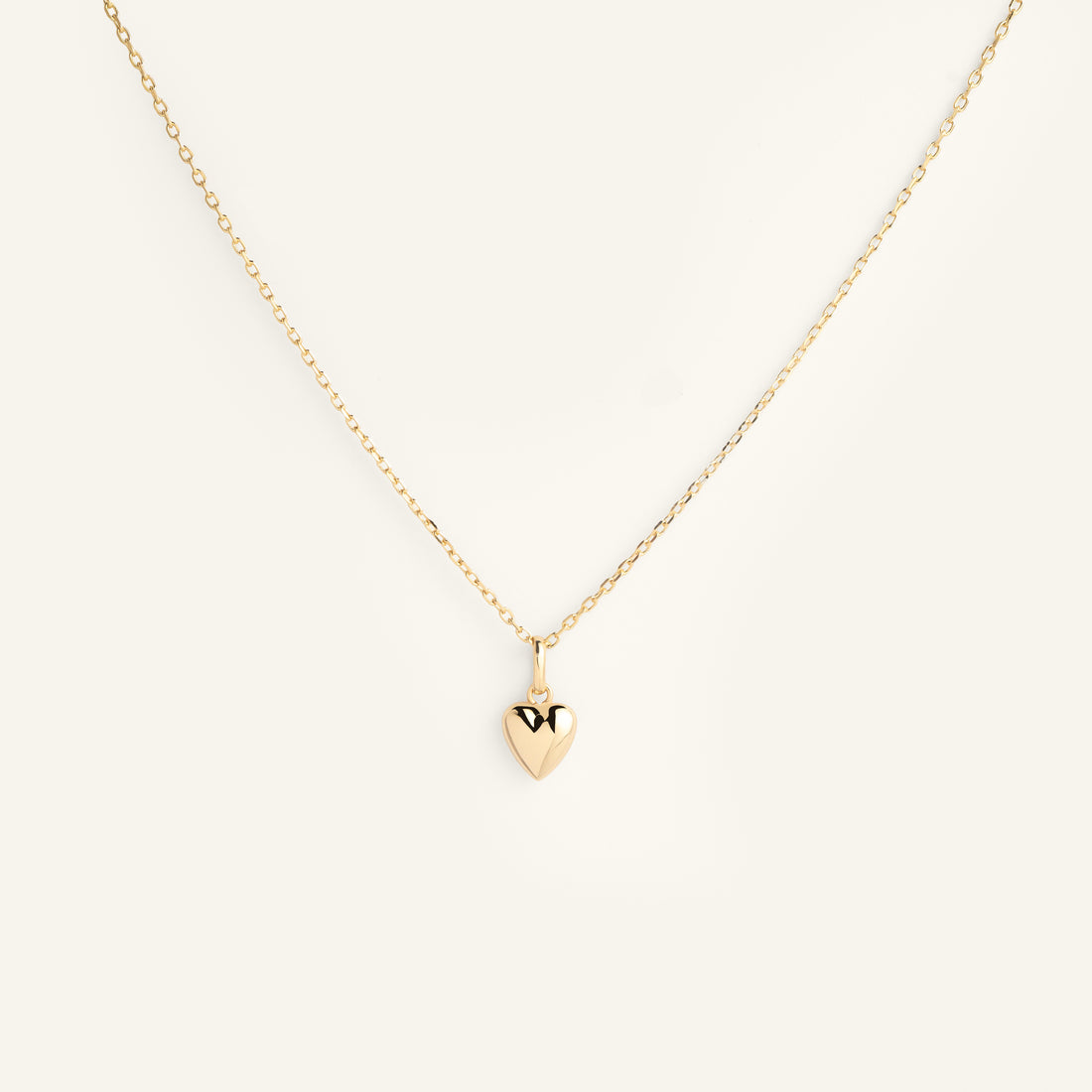 Collier pendentif Coeur plaqué or