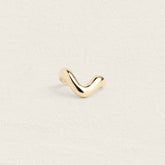 Bijou earcuff faux piercing en plaqué or original