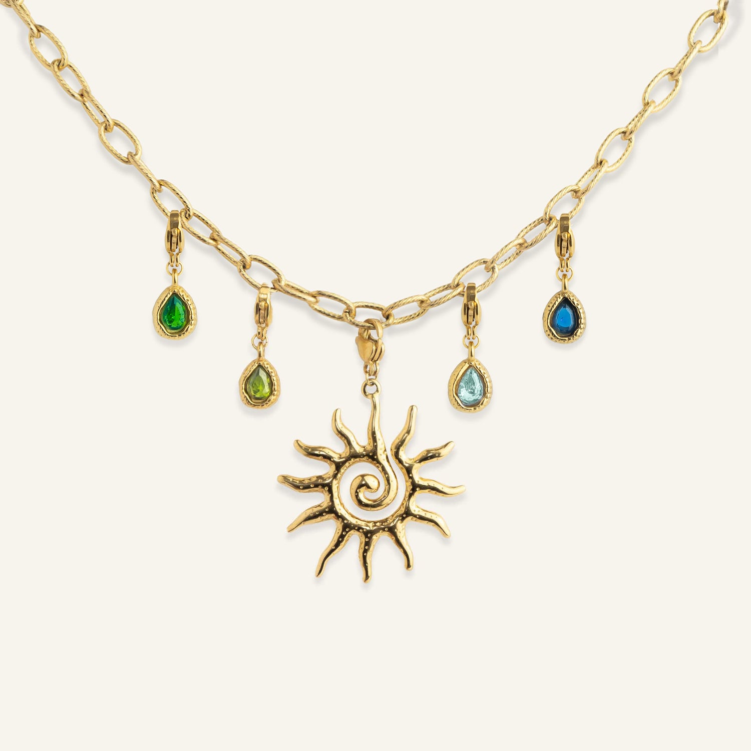 Collier charms - Soleil