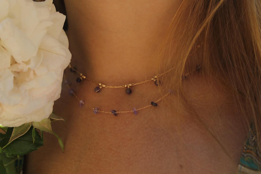 Collier Madelyn - Mauve