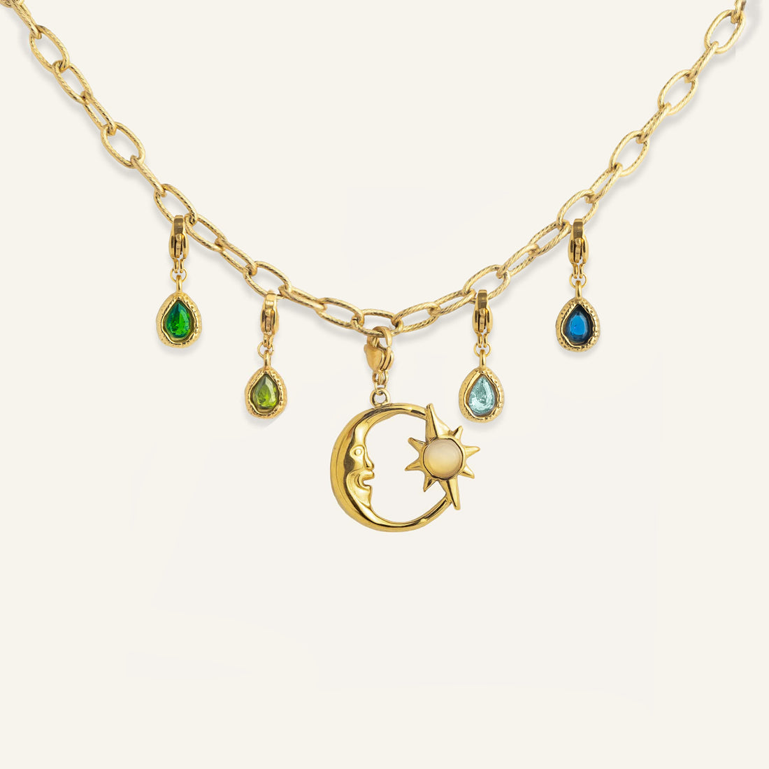 Collier charms - Lune