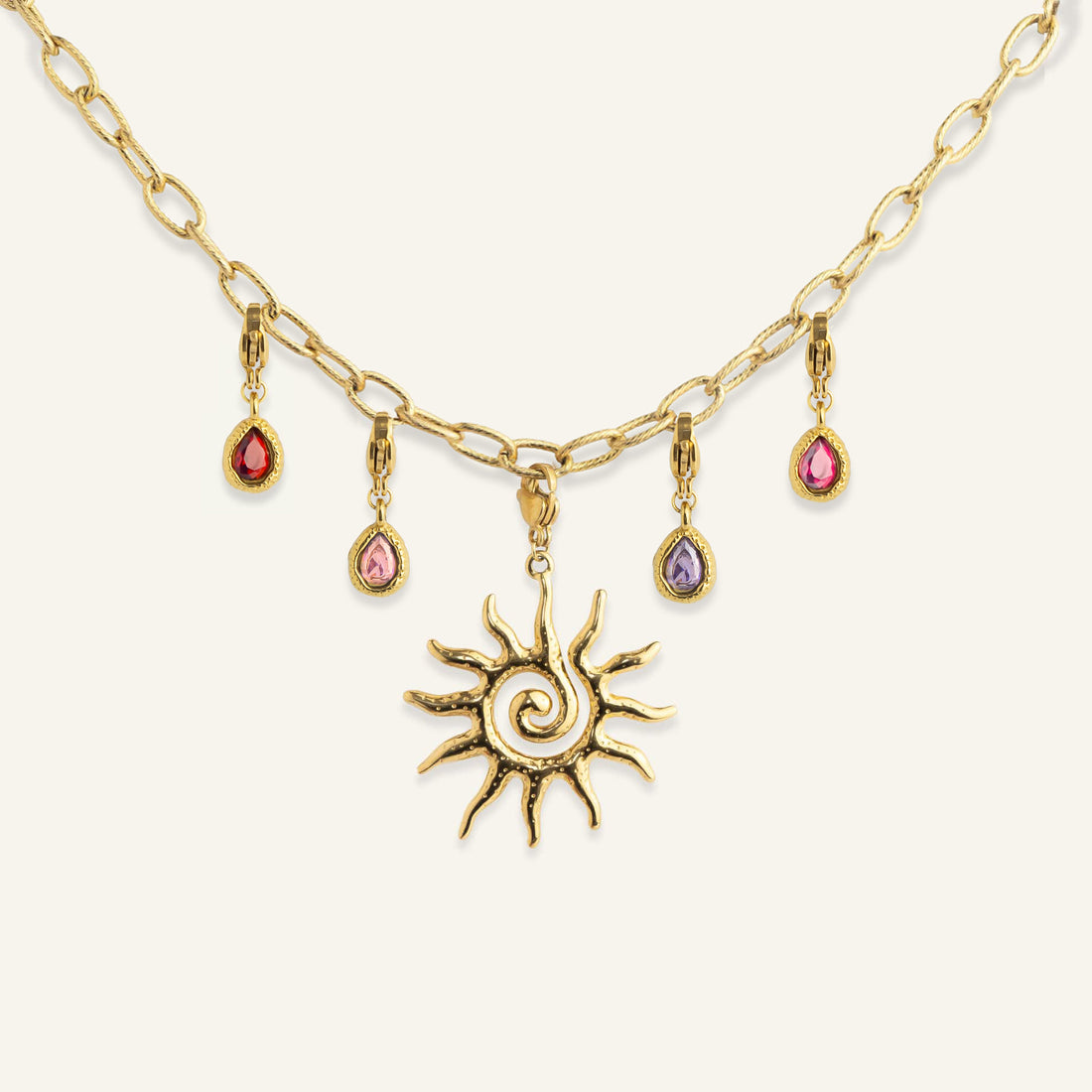 Collier charms - Soleil