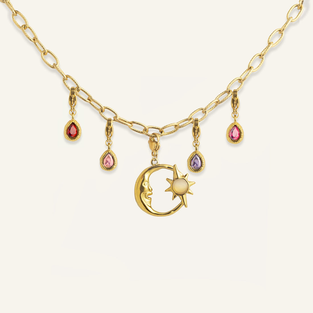 Collier charms - Lune