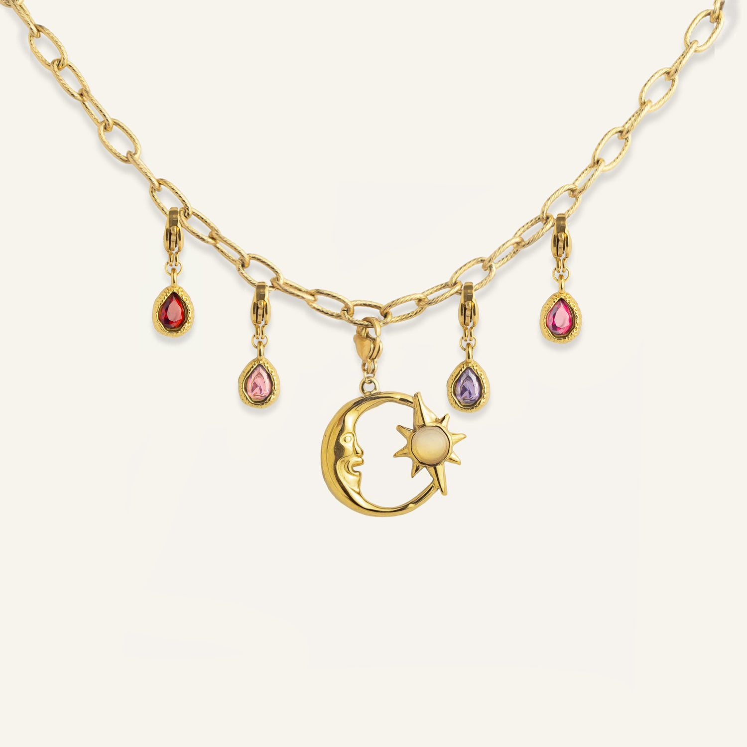 Collier charms - Lune