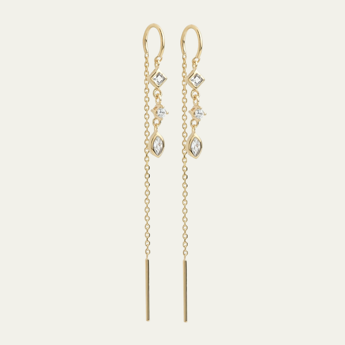 Boucles d’oreilles pendantes Cléïa