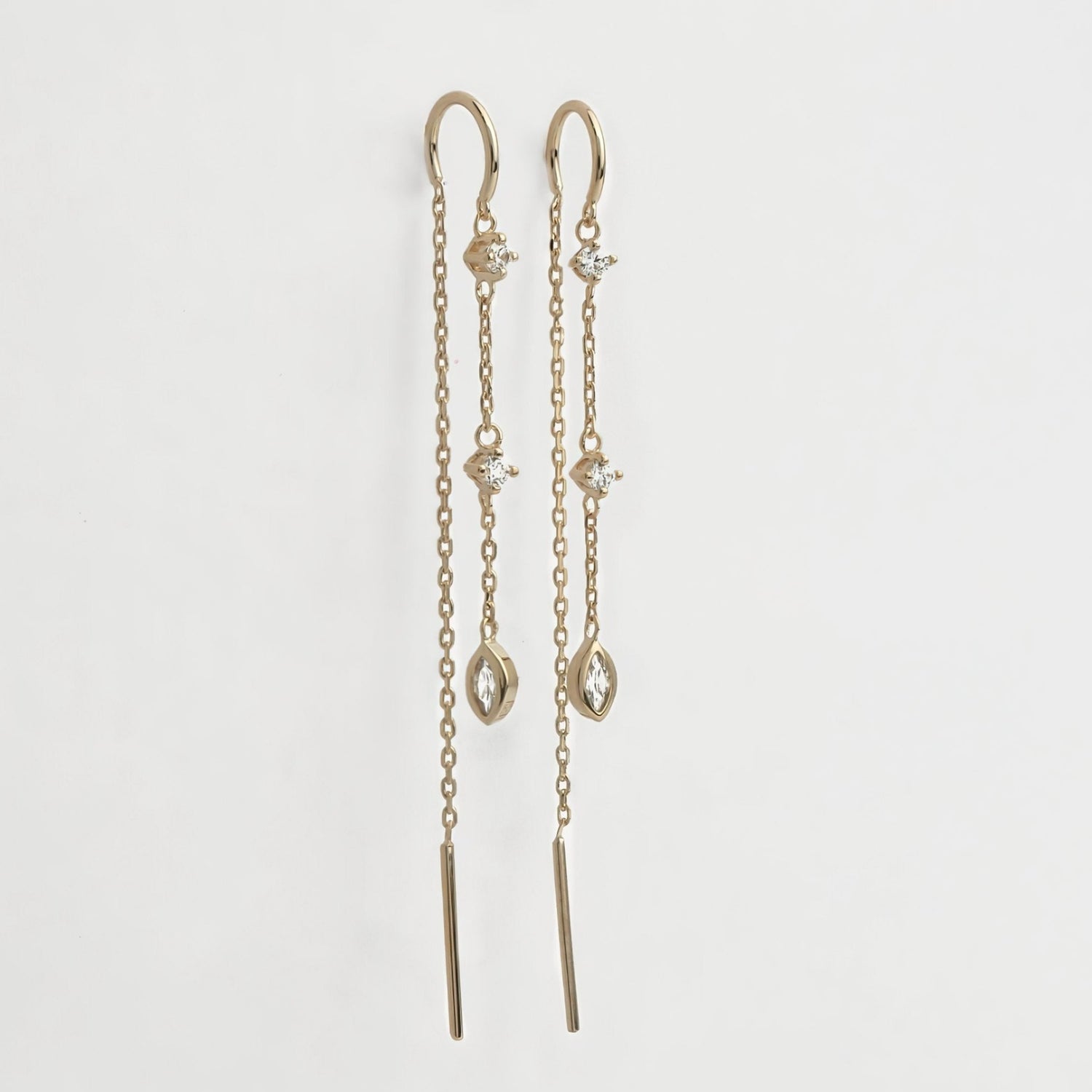 Boucles d’oreilles pendantes Calysta