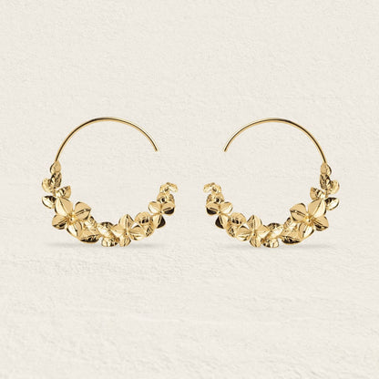 Demi créoles Fleur Dahlia