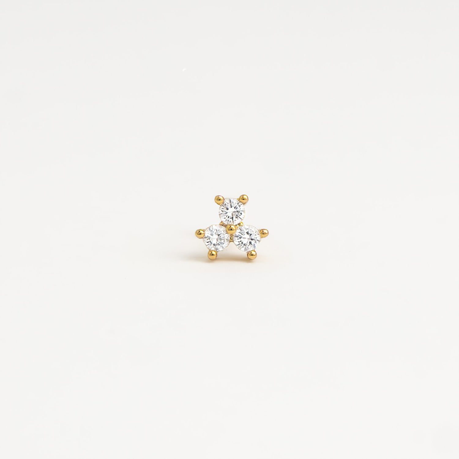 Piercing Jade - doré/zircons