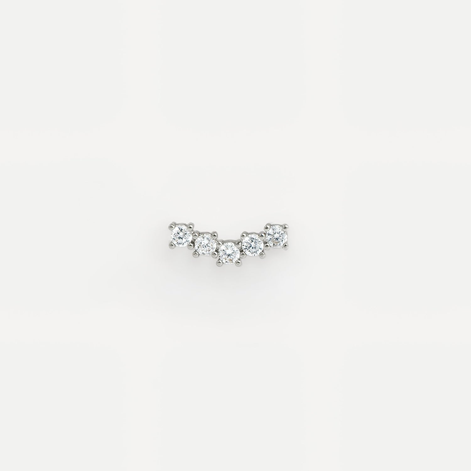 Anastasia piercing - silver