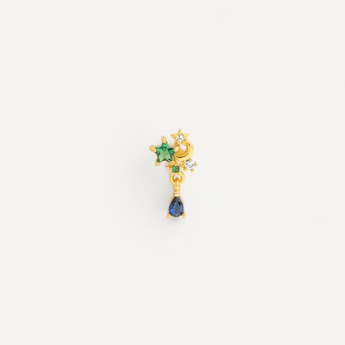 Piercing Esther - azul/verde