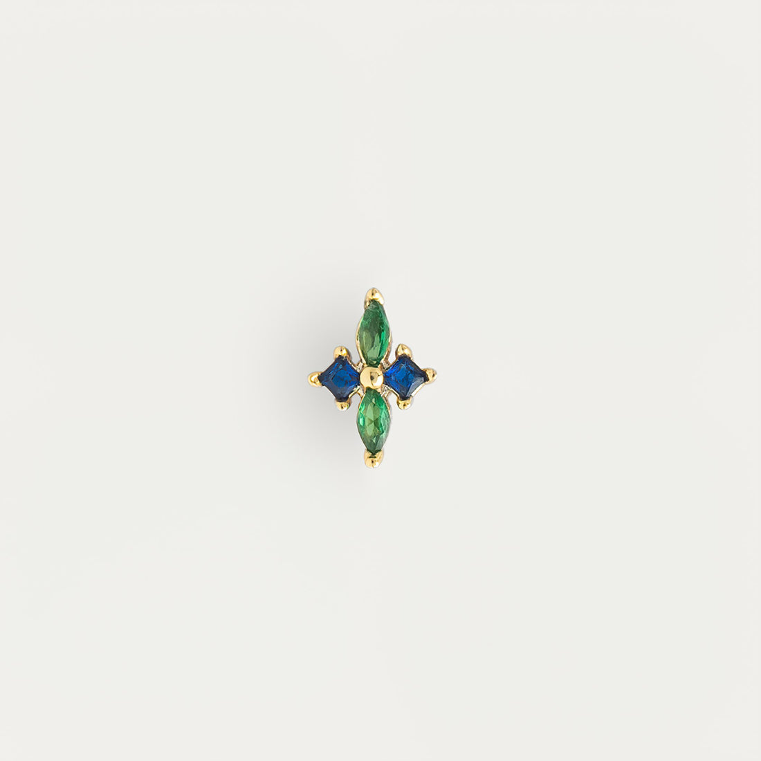 Piercing Aconitum - azul/verde
