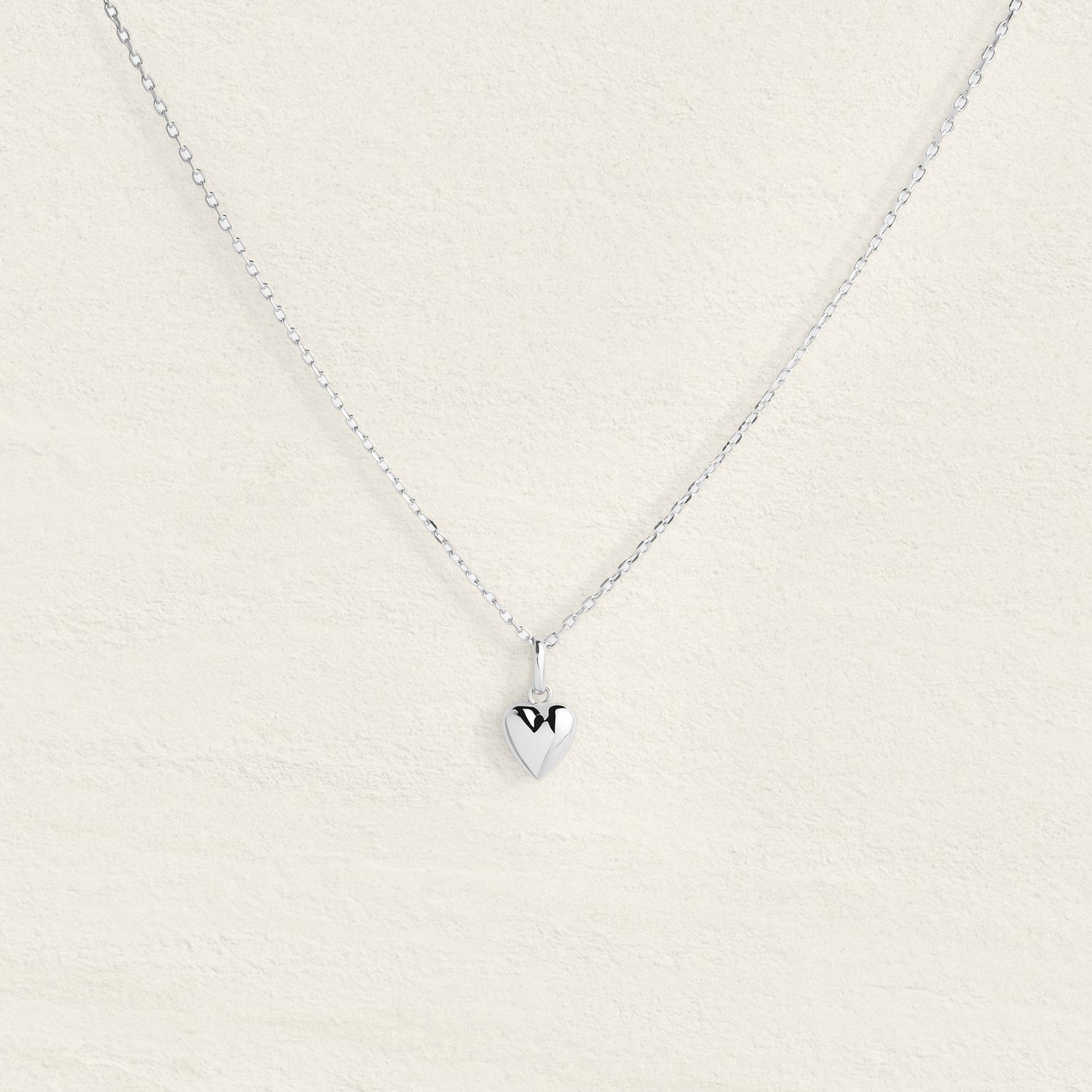 Collier coeur Bella - Argent