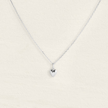 Collier coeur Bella - Argent