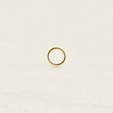 Piercing anneau acier inoxydable doré