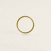 Piercing anneau acier inoxydable doré