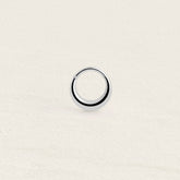 Piercing anneau acier inoxydable argenté
