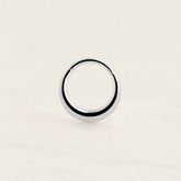 Piercing anneau acier inoxydable argenté
