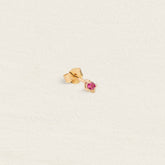 Boucle Neity en plaqué or sertie d&