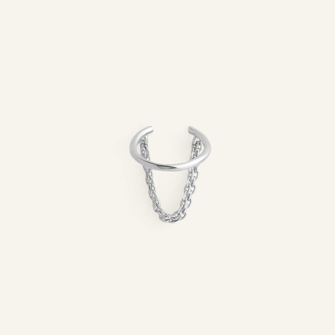 Earcuff Leyla - argent