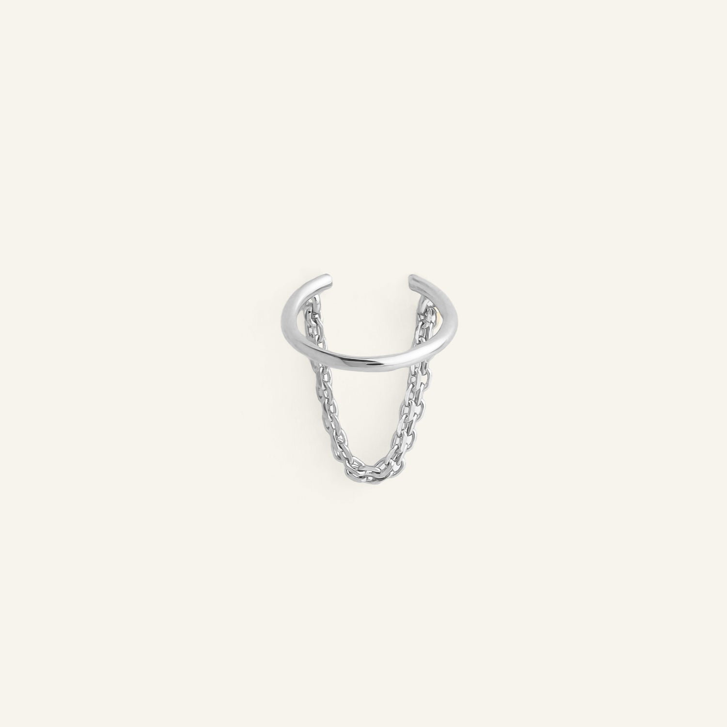 Earcuff Leyla - argent