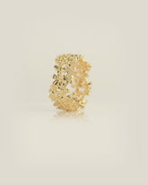 Vidéo de la bague Fleur Alicia en plaqué or à fleurs entrelacées