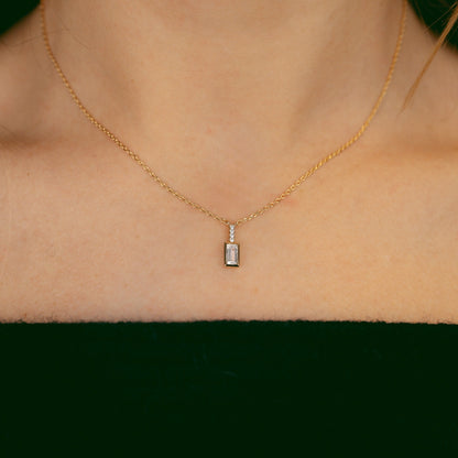 Collier femme plaqué or ornée d&