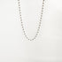 Collier femme perles noires plaqué or 