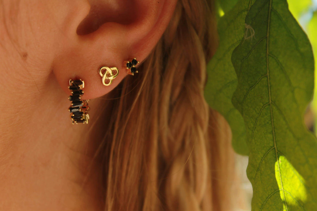 Piercing Jade - Gold/onyx