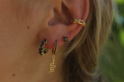 Piercing Paola - Gold/onyx